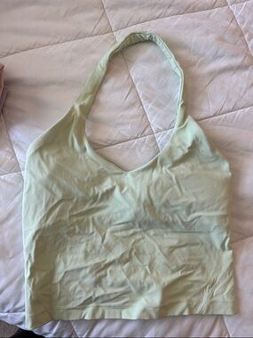 Light Mint Green Halter Tank Top